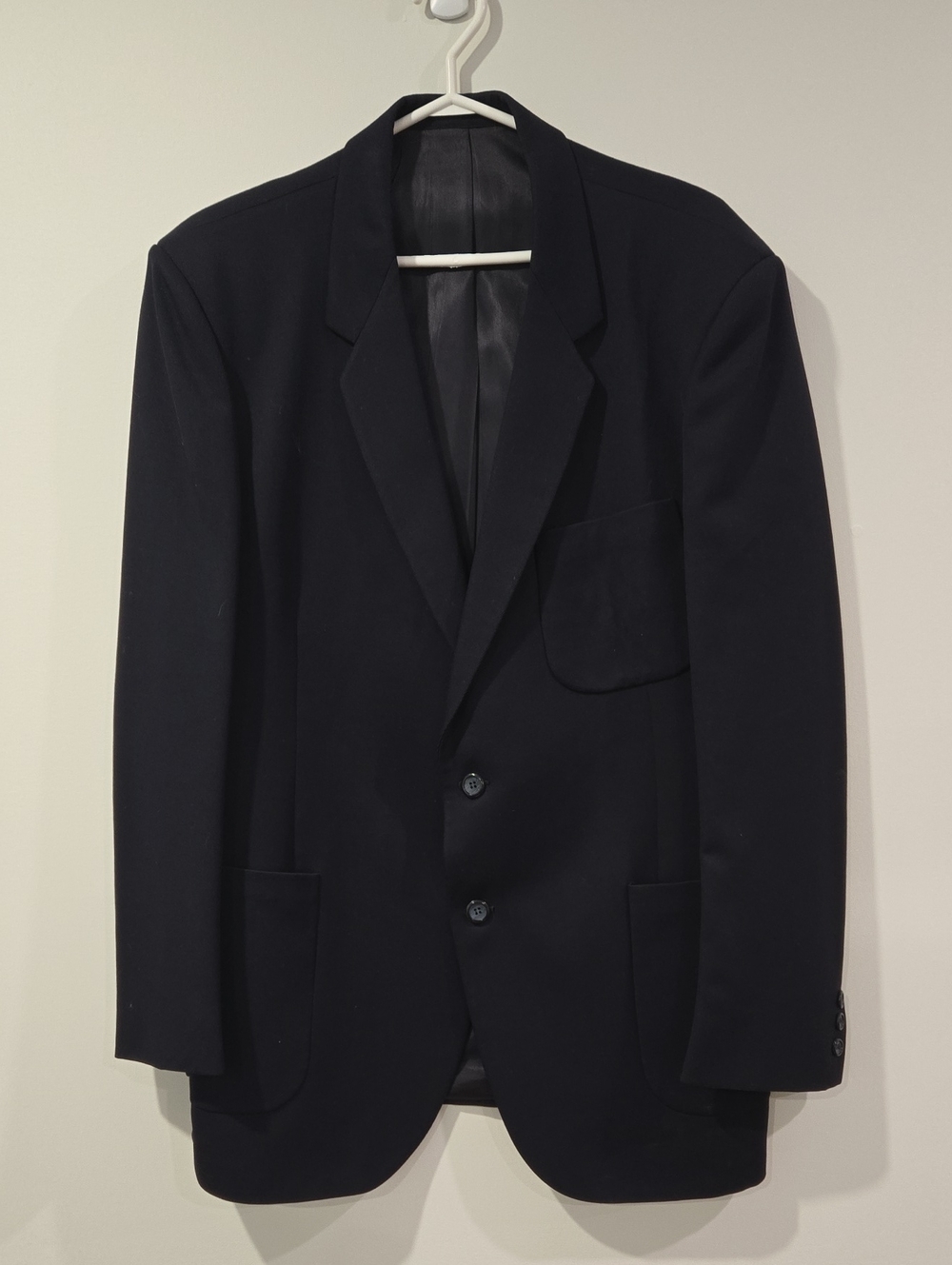 Vintage Wool Classic Oversized Men's Navy Ralphcore Blazer